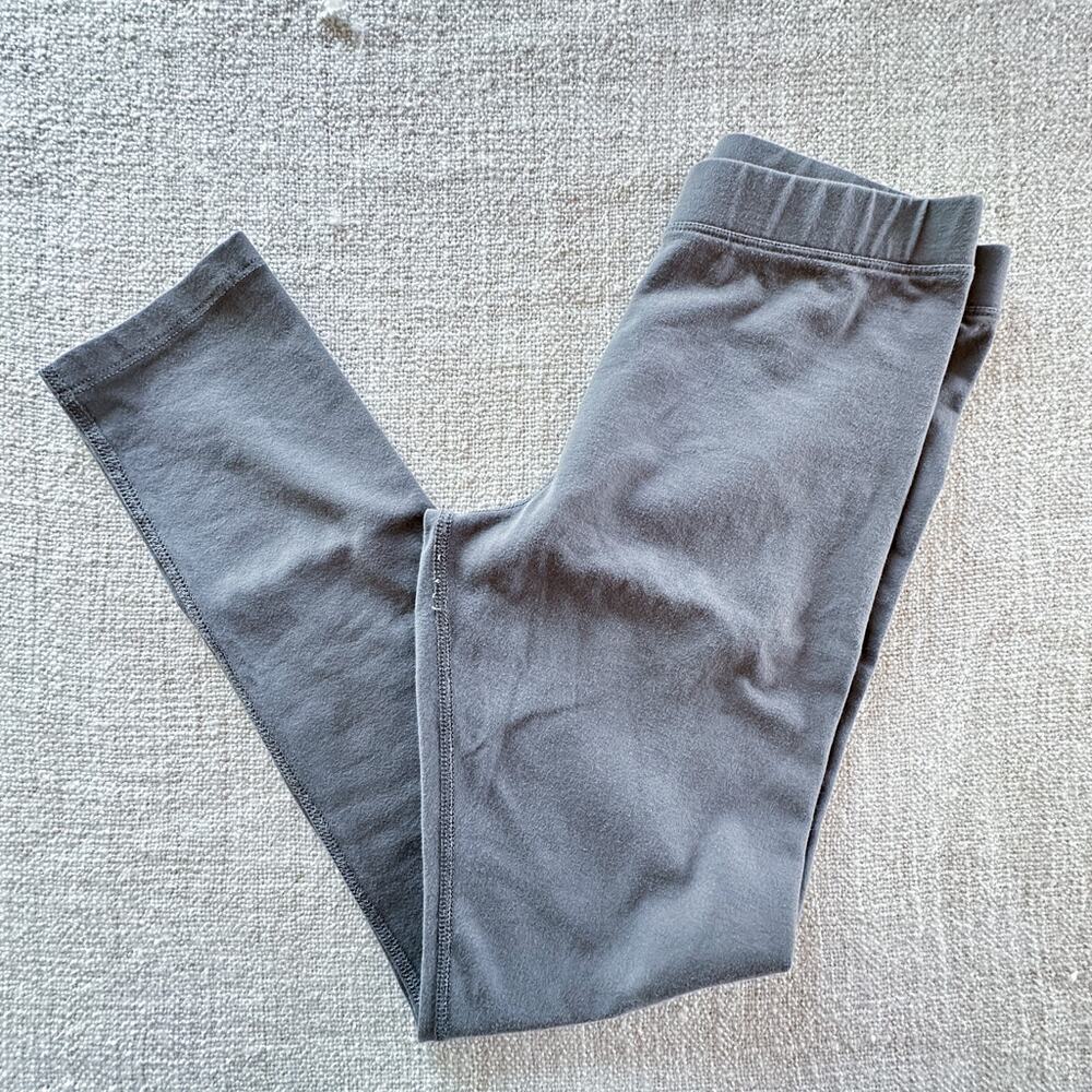 Primary Girl's Solid Gray Leggings VGUC 12